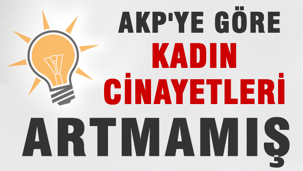 AKP'ye göre Kadın cinayetleri artmamış