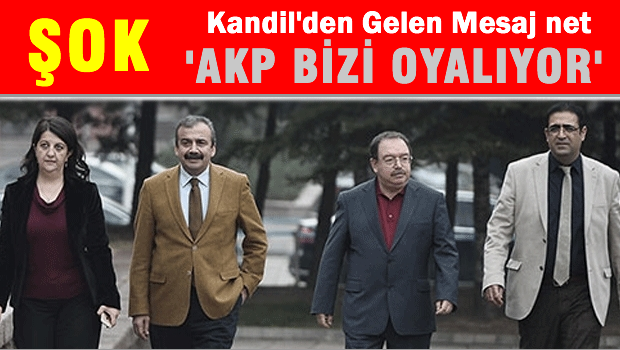 HDP'liler, Kandil'den 'AKP bizi oyalıyor' mesajı getirdi