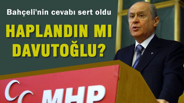 Haplandın mı Davutoğlu ?