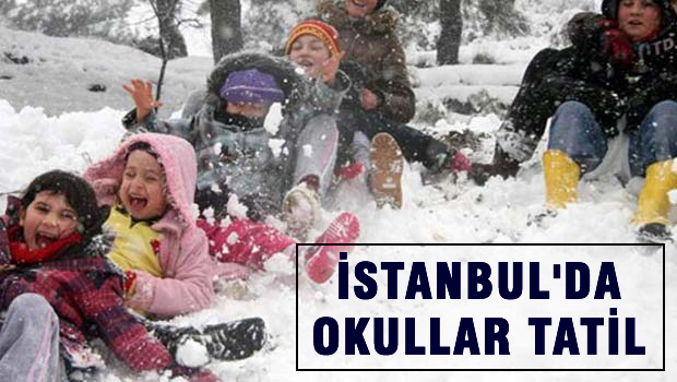 İstanbul'da okullar 1 gün tatil