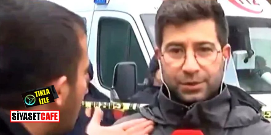 Konya'da çöken bina haberini yapan muhabir dayak yedi