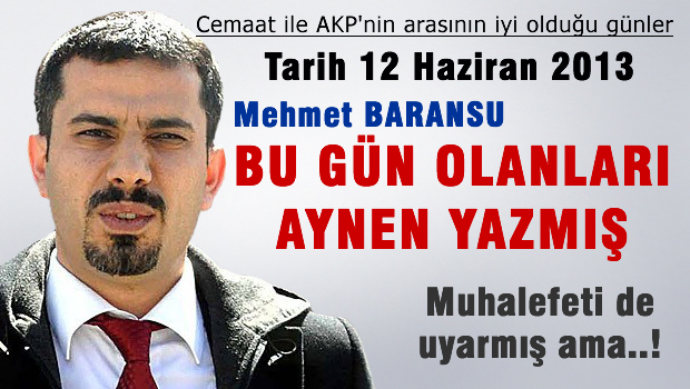 2013'de bugün olanları aynen yazmış 'Muhaberat devleti kuruluyor'