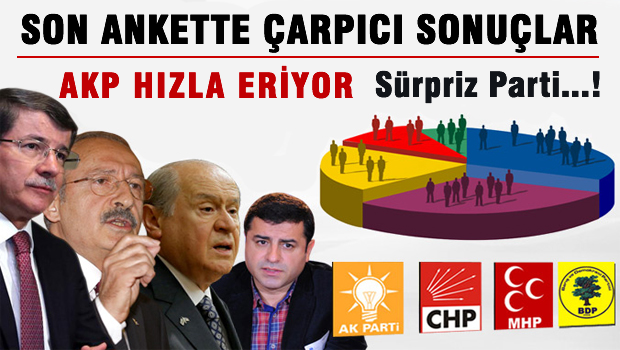 Son kamuoyu araştırmasında çarpıcı sonuçlar