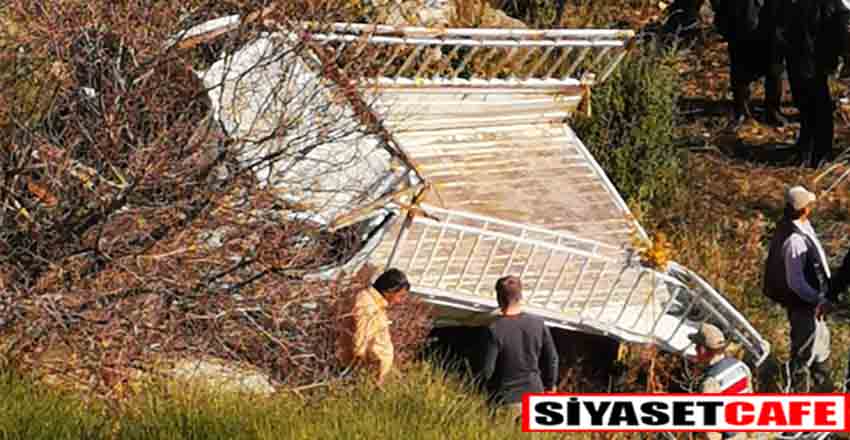 Hatay'da kamyonet uçuruma düştü!
