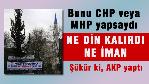 AKP'li belediyeden 'kumar' reklamı