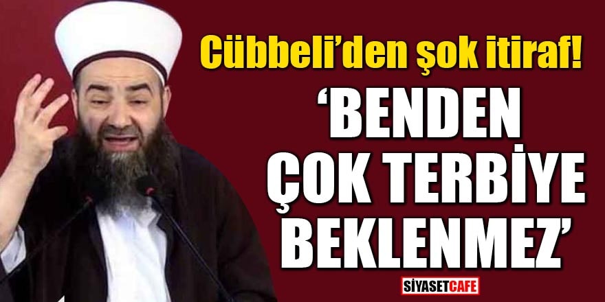 Cübbeli Ahmet'ten İslamoğlu'na ilginç çıkış: Benden terbiye bekleme