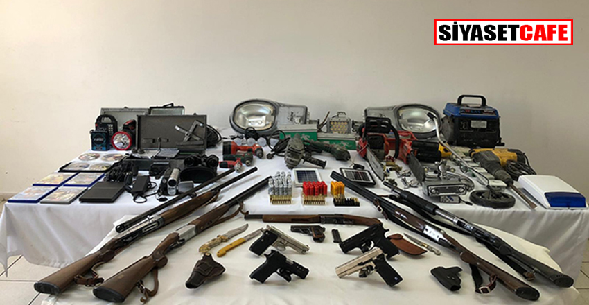 Jandarmadan silah hırsızlığı yapan çeteye operasyon!