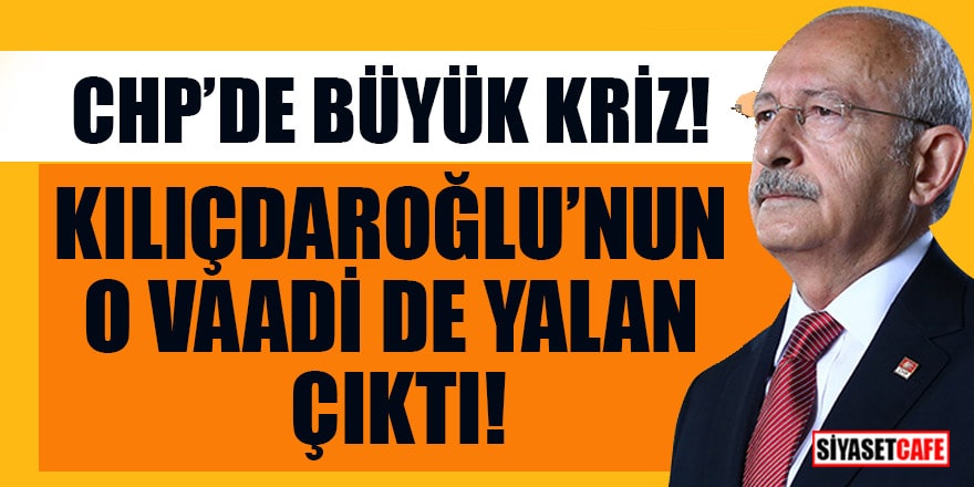 CHP'de büyük kriz! Kılıçdaroğlu'nun asgari ücret vaadi de yalan çıktı