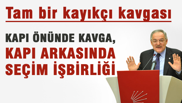 Kapı önünde kavga, kapı arkasında seçim işbirliği