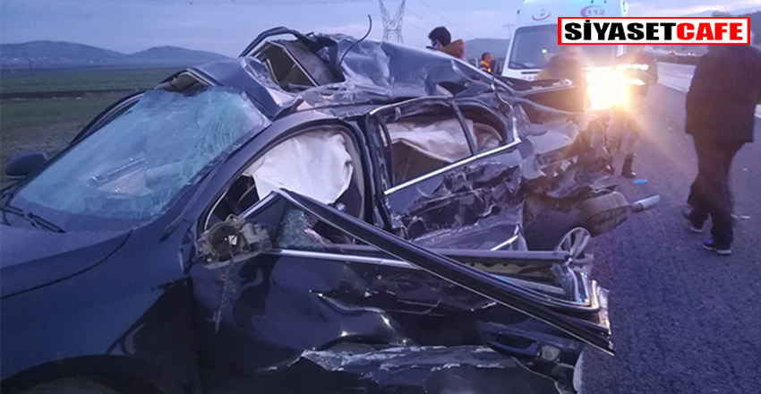 Gaziantep'te korkunç kaza:2 ölü 3 yaralı