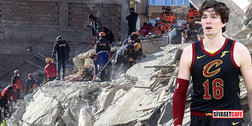 Cedi Osman’ın Elazığ depremi paylaşımı tepki çekti