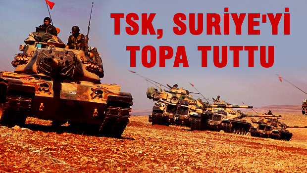 TSK'dan Suriye'ye top atışı