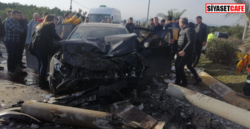 Hatay'da korkunç kaza:5 yaralı