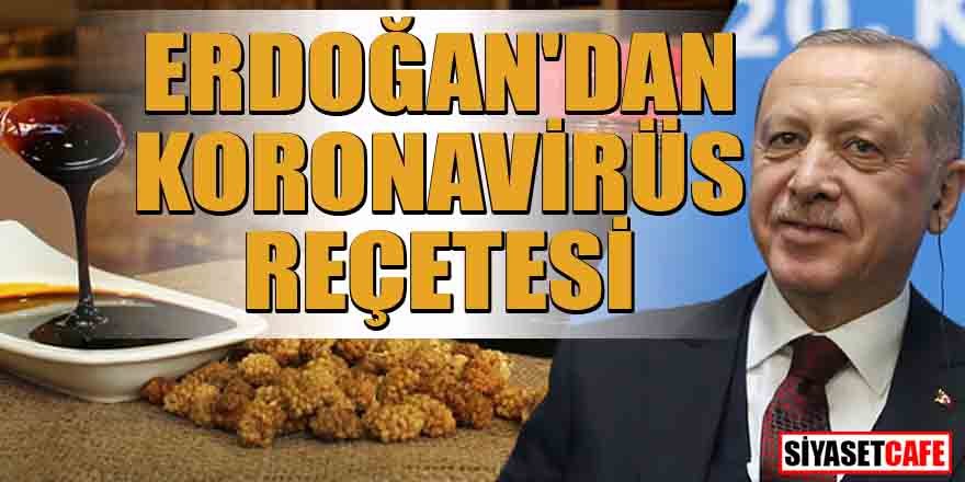 Erdoğan'dan koronavirüs reçetesi