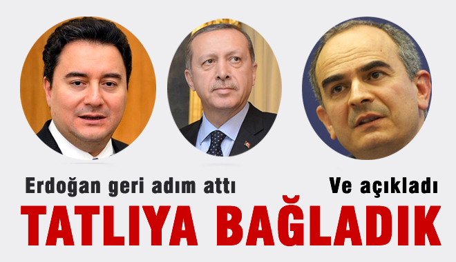 Erdoğan açıkladı 'tatlıya bağladık'