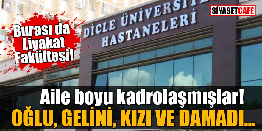 Aile boyu kadrolaşmışlar! Oğlu, gelini, kızı ve damadı...