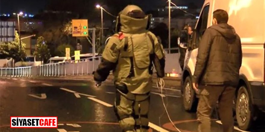 İBB binası önünde 'bomba' paniği