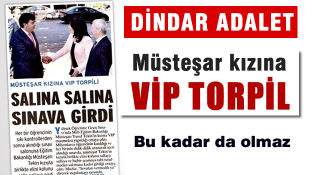 MEB Müsteşarı'nın Kızına YGS'de VIP Torpili!