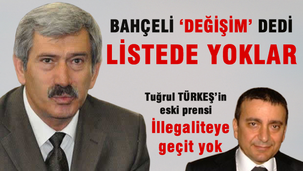 MHP'de Liste savaşları 'Ünlü isimler liste dışı'