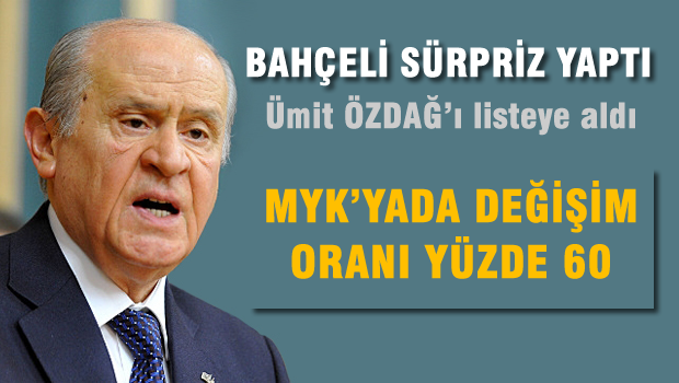 Bahçeli sürpriz yaptı