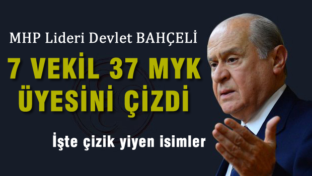İşte MHP, MYK'da çizik yiyen Eski MYK üyeleri