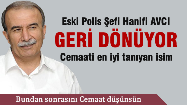 Hanefi Avcı için mesleğe dönüş yolu..