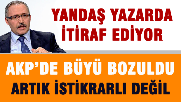 Yandaş yazarlarda itiraf etmeye başladı