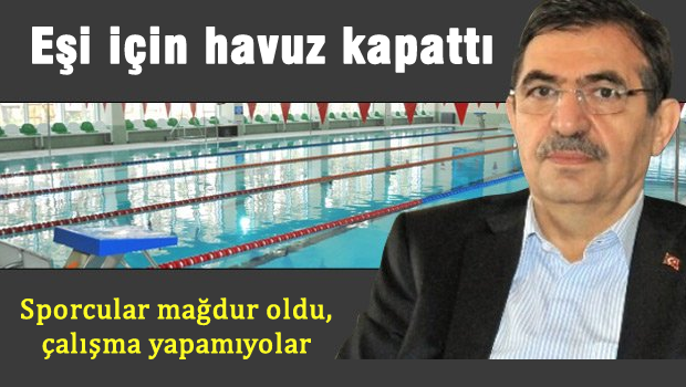Bakan Güllüce'nin eşi için olimpik havuz kapandı iddiası