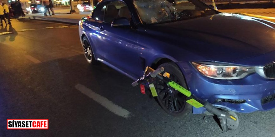Beşiktaş’ta elektrikli scooter kiralayan genç canından oldu!