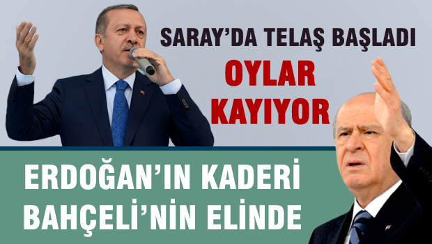 Sarayda 'kıyamet' senaryosu,Erdoğan'ın kaderi MHP'nin elinde