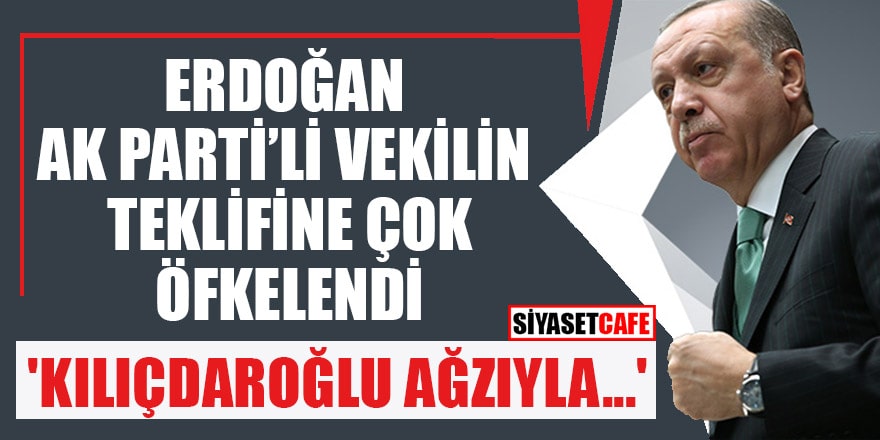 Eski AK Parti vekilden Cumhurbaşkanı Erdoğan'ı öfkelendiren teklif! 'Kılıçdaroğlu ağzıyla...'
