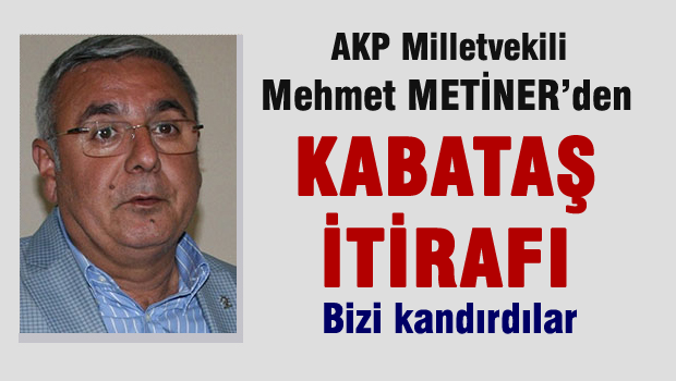 Mehmet Metiner'den Kabataş itirafı