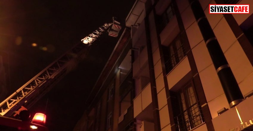 Esenyurt'ta yangın paniği:10 kişi mahsur kaldı!