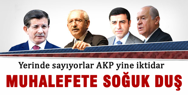 Son seçim anketinde muhalefete soğuk duş