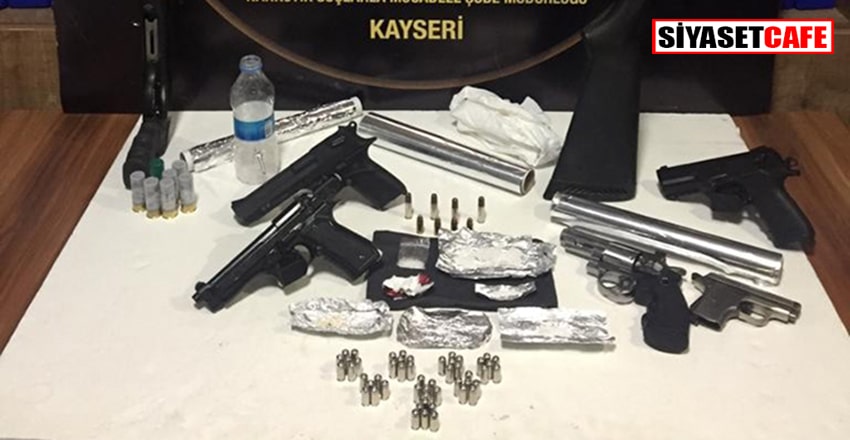 Kayseri'de uyuşturucu satıcılarına şafak operasyonu: 8 gözaltı