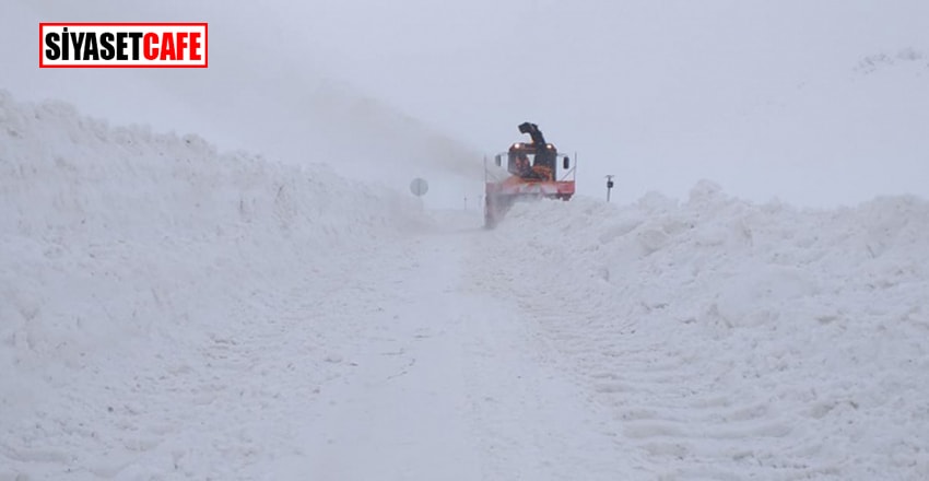 Giresun'da yollar kardan ulaşıma kapandı!