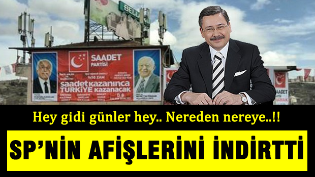 GÖKÇEK Saadet Partisi'nin afiş ve posterlerini indirdi