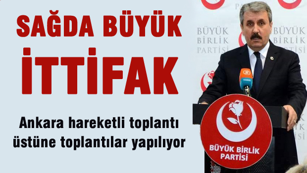 Sağda büyük ittifak tamam gibi