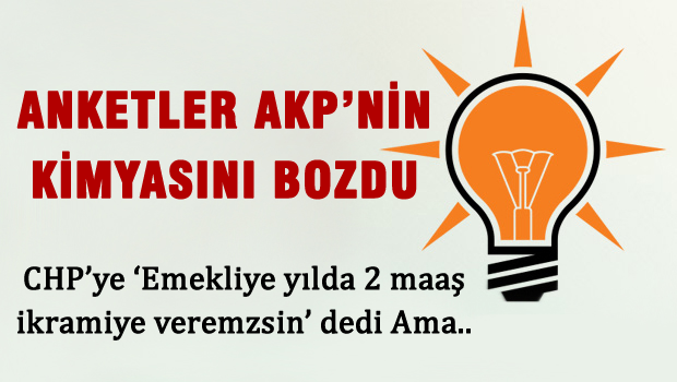Anketler AKP'nin kimyasını bozdu