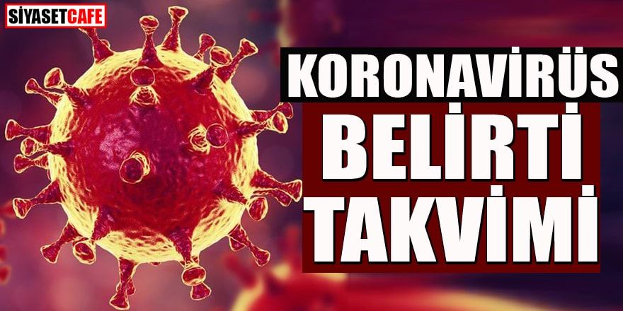 Koronavirüs belirti takvimi