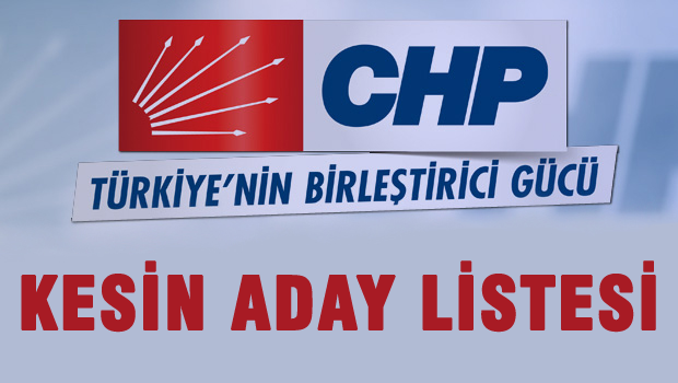 İşte CHP'nin İl İl Milletvekili Adayları
