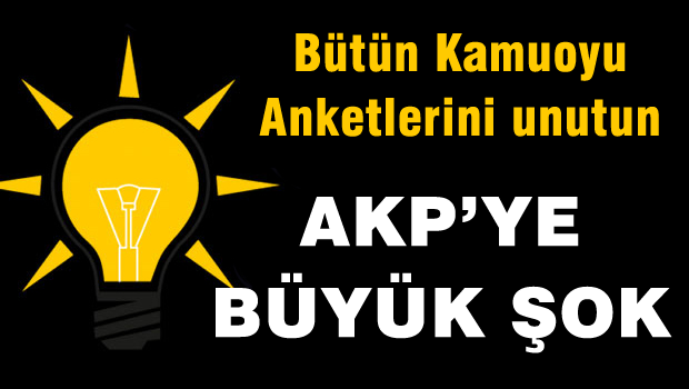 AKP'ye büyük ŞOK..ŞOK...ŞOK
