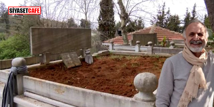 Salgında hayatını kaybeden profesörün mezarında dikkat çeken detay
