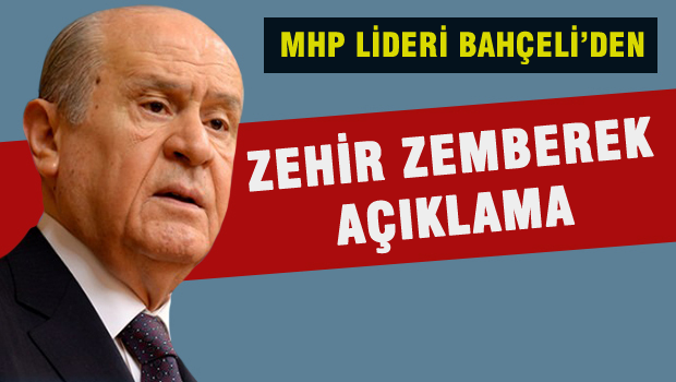 Bahçeli'den zehir zemberek açıklamalar