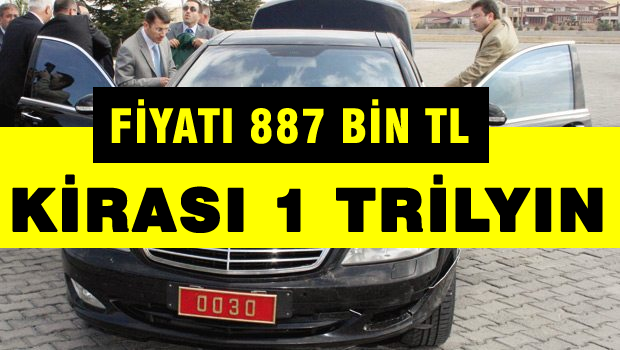 Makam Aracı kiralamasında büyük vurgun