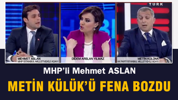 MHP'li Aslan, AKP'li Külünk'ü Fena Bozdu!