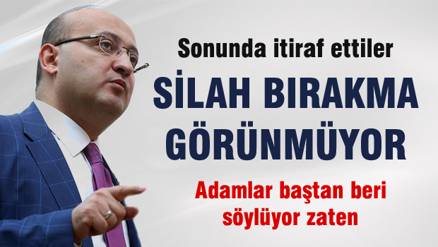 Akdoğan: Kısa vadede silah bırakma görünmüyor