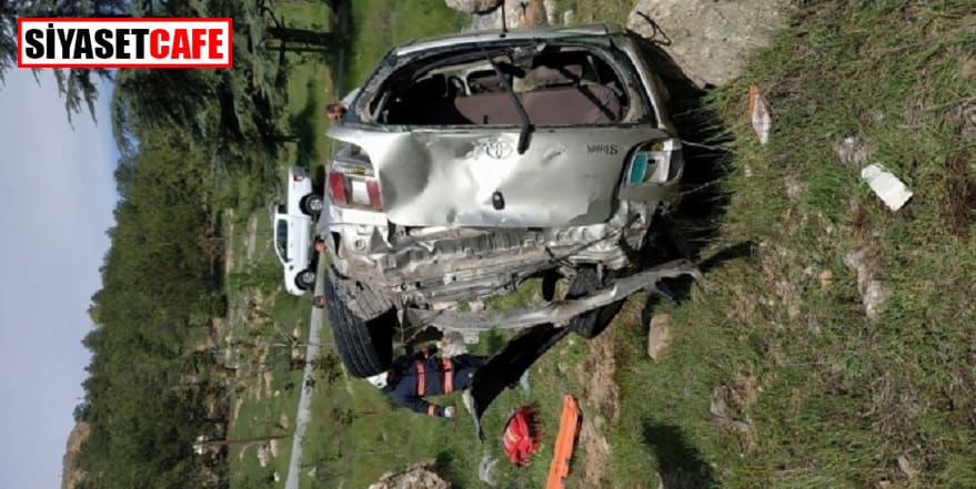 Malatya’daki kazada araba takla attı
