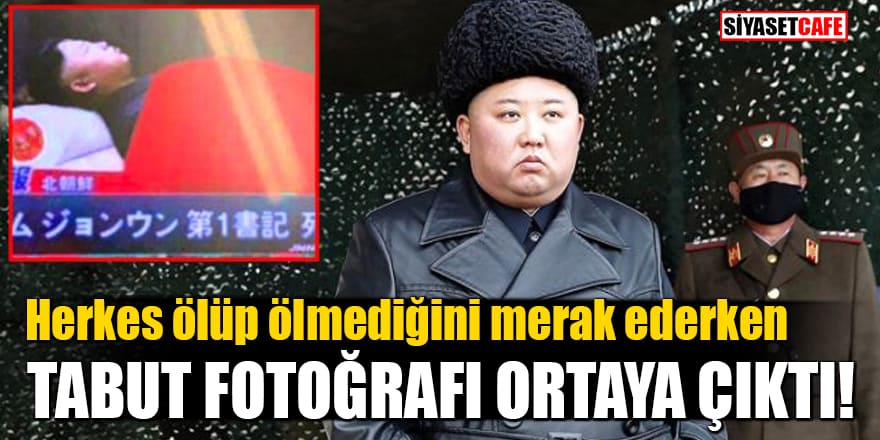 Kim Jong-un'a ait olduğu söylenen tabut fotoğrafı olay oldu
