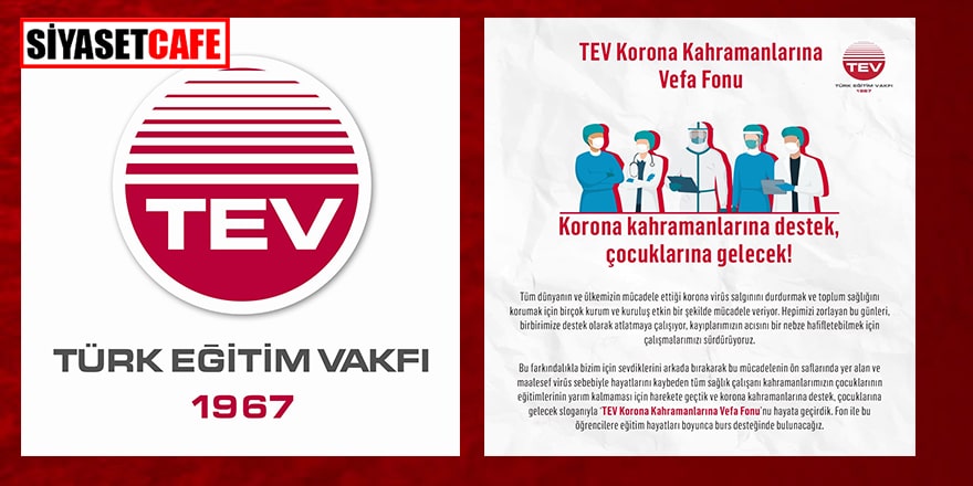 Türk Eğitim Vakfı’ndan ‘Vefa Fonu!